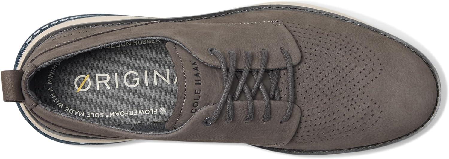image:imageCole Haan Mens Originalgrand Energyweave Perforated Plain ToeStorm Cloud NubuckIndian TealIvory