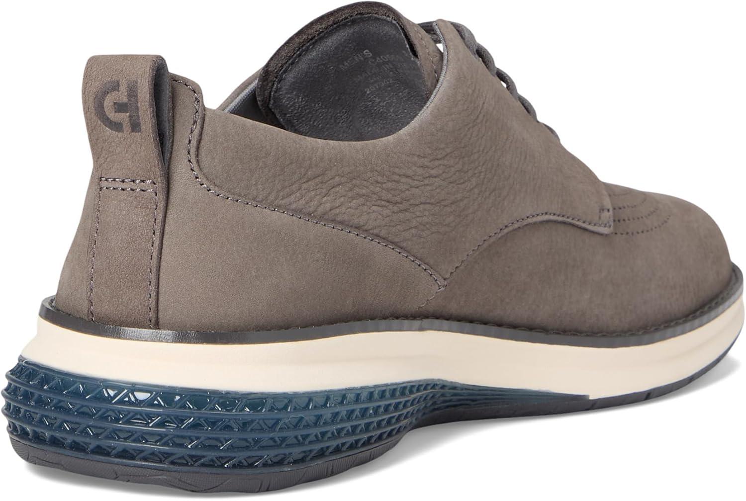image:imageCole Haan Mens Originalgrand Energyweave Perforated Plain ToeStorm Cloud NubuckIndian TealIvory