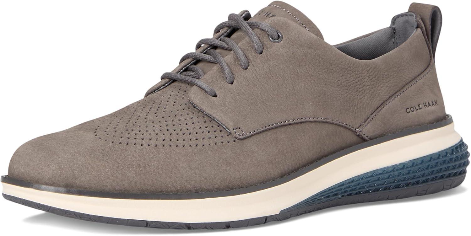 image:imageCole Haan Mens Originalgrand Energyweave Perforated Plain ToeStorm Cloud NubuckIndian TealIvory