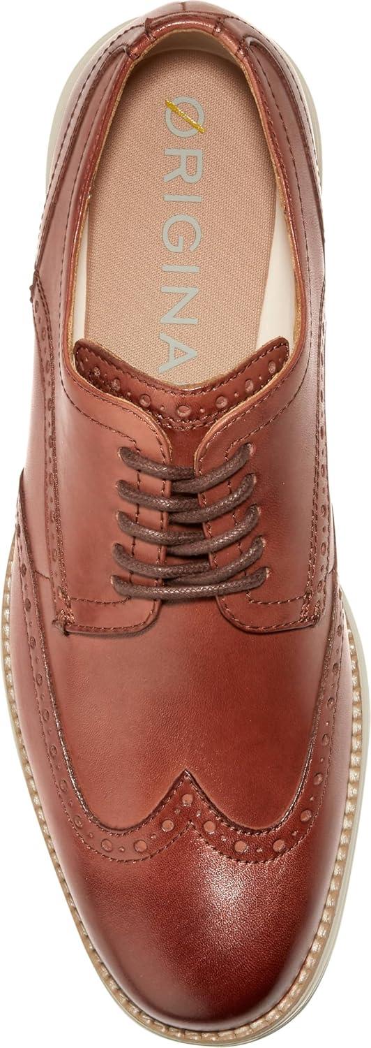 image:imageCole Haan Mens Originalgrand Shortwing WingtipWoodbury LeatherIvory