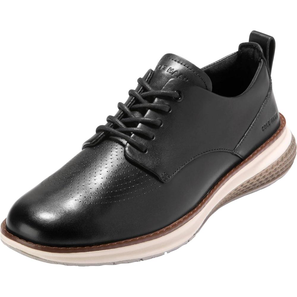 image:imageCole Haan Mens Originalgrand Energyweave Perforated Plain ToeBlackIvory