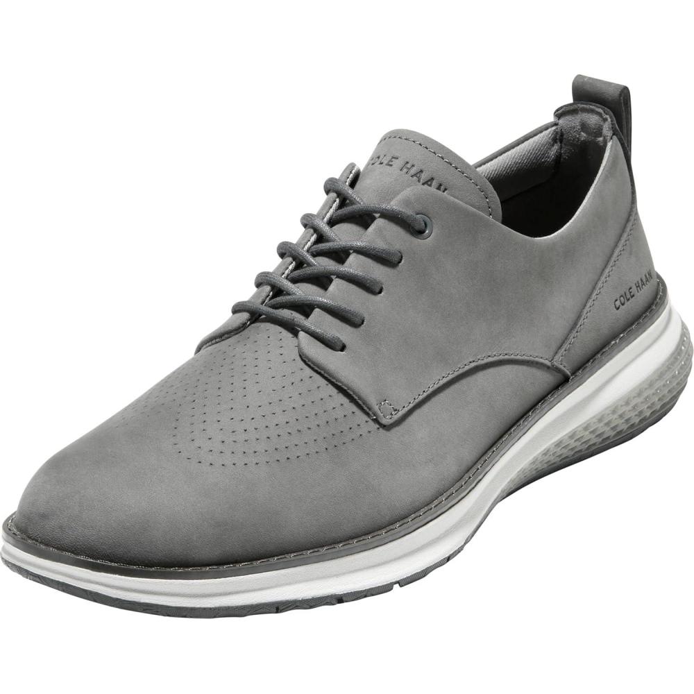 image:imageCole Haan Mens Originalgrand Energyweave Perforated Plain ToeCastlerock NubuckRavenOyster Mushroom
