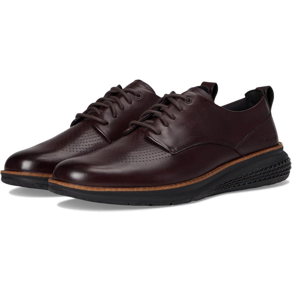 image:imageCole Haan Mens Originalgrand Energyweave Perforated Plain ToeChocolate RaisinDark NaturalBlack