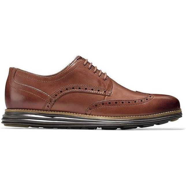 image:imageCole Haan Mens Originalgrand Shortwing WingtipWoodbury LeatherJava