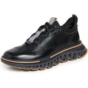 Cole Haan Men’s 5.Zerogrand Wingtip(Black/Pavement/Stormcloud)