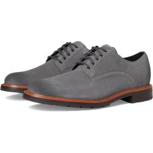 Cole Haan Men’s Chamberlin Grand Plain Toe(Quiet Shade Suede/Dark Brown)
