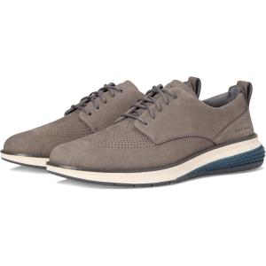 Cole Haan Men’s Originalgrand Energyweave Perforated Plain Toe(Storm Cloud Nubuck/Indian Teal/Ivory)