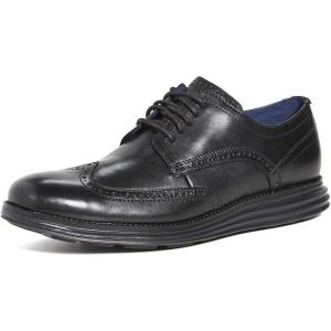 Cole Haan Men’s Originalgrand Shortwing Wingtip(Black/Black)