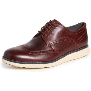 Cole Haan Men’s Originalgrand Shortwing Wingtip(Burnt Henna/Alabaster/Grey)