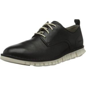 Cole Haan Men’s ZEROGRAND Stitchlite Oxford(Black Black Leather Ivory Black Leather Ivory)