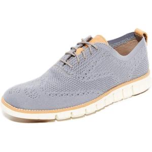 Cole Haan Men’s ZEROGRAND Stitchlite Oxford(Ironstone Knit/Ivory)