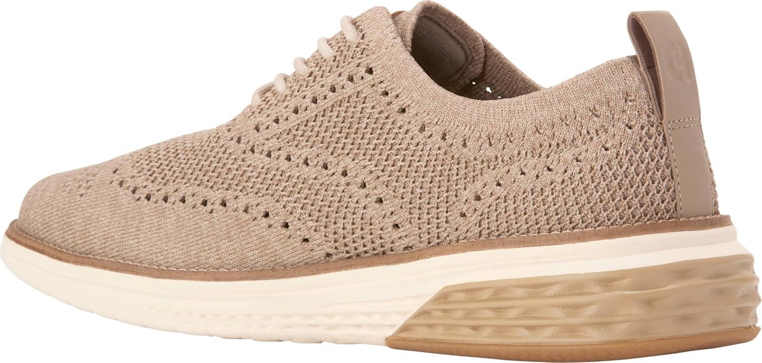 image:imageCole Haan Mens Grand Hurrion Stitchlite WingtipOxford TanCh Dk LatteIvory