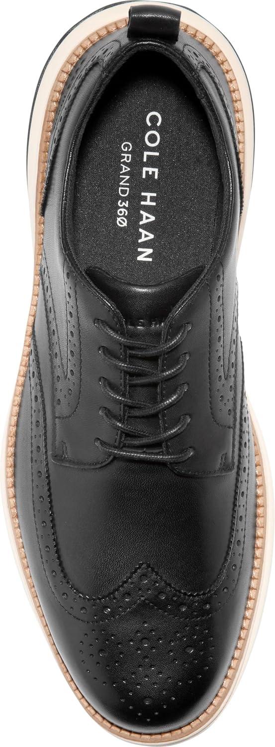 image:imageCole Haan Mens Grand Hurrion WingtipBlackIvory