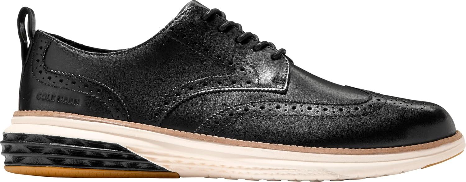 image:imageCole Haan Mens Grand Hurrion WingtipBlackIvory