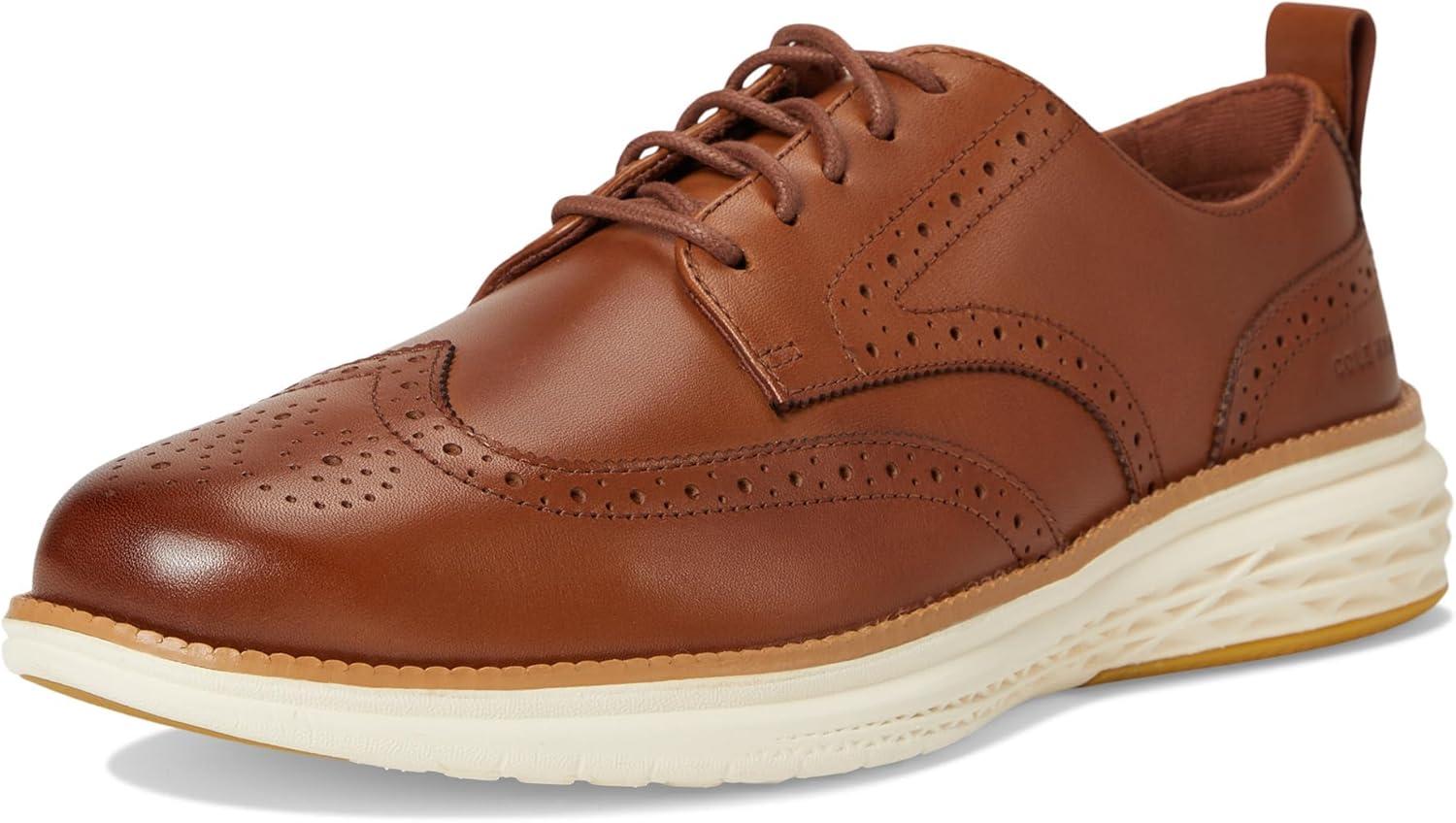 image:imageCole Haan Mens Grand Hurrion WingtipBritish TanIvory