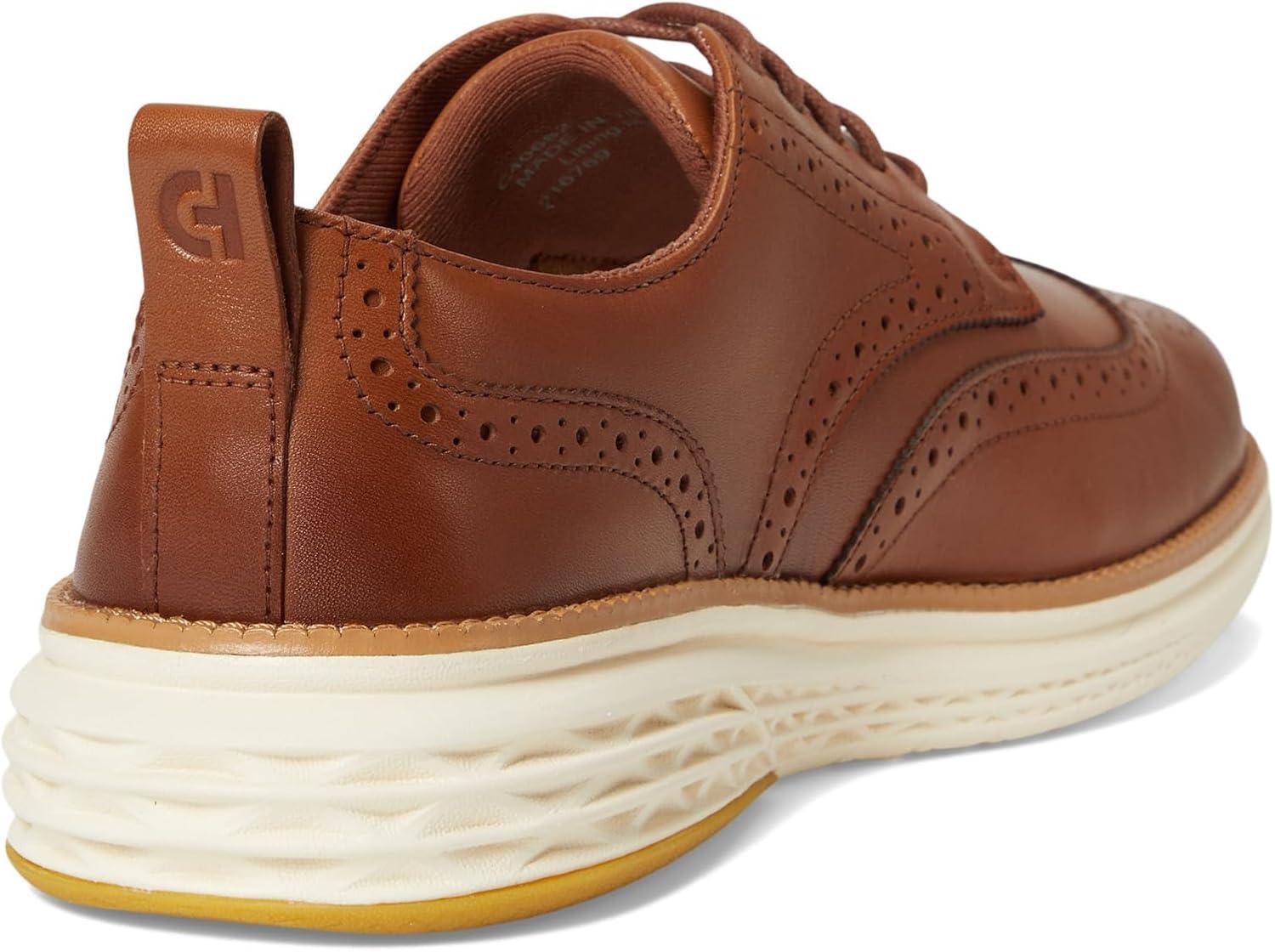 image:imageCole Haan Mens Grand Hurrion WingtipBritish TanIvory