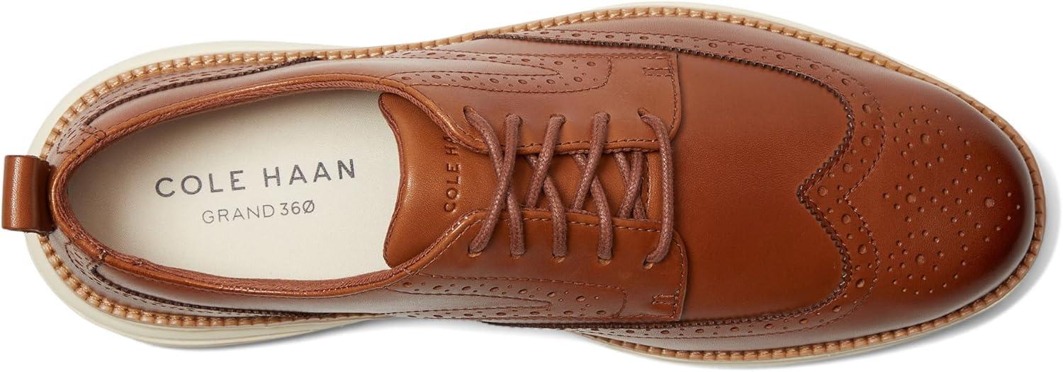 image:imageCole Haan Mens Grand Hurrion WingtipBritish TanIvory