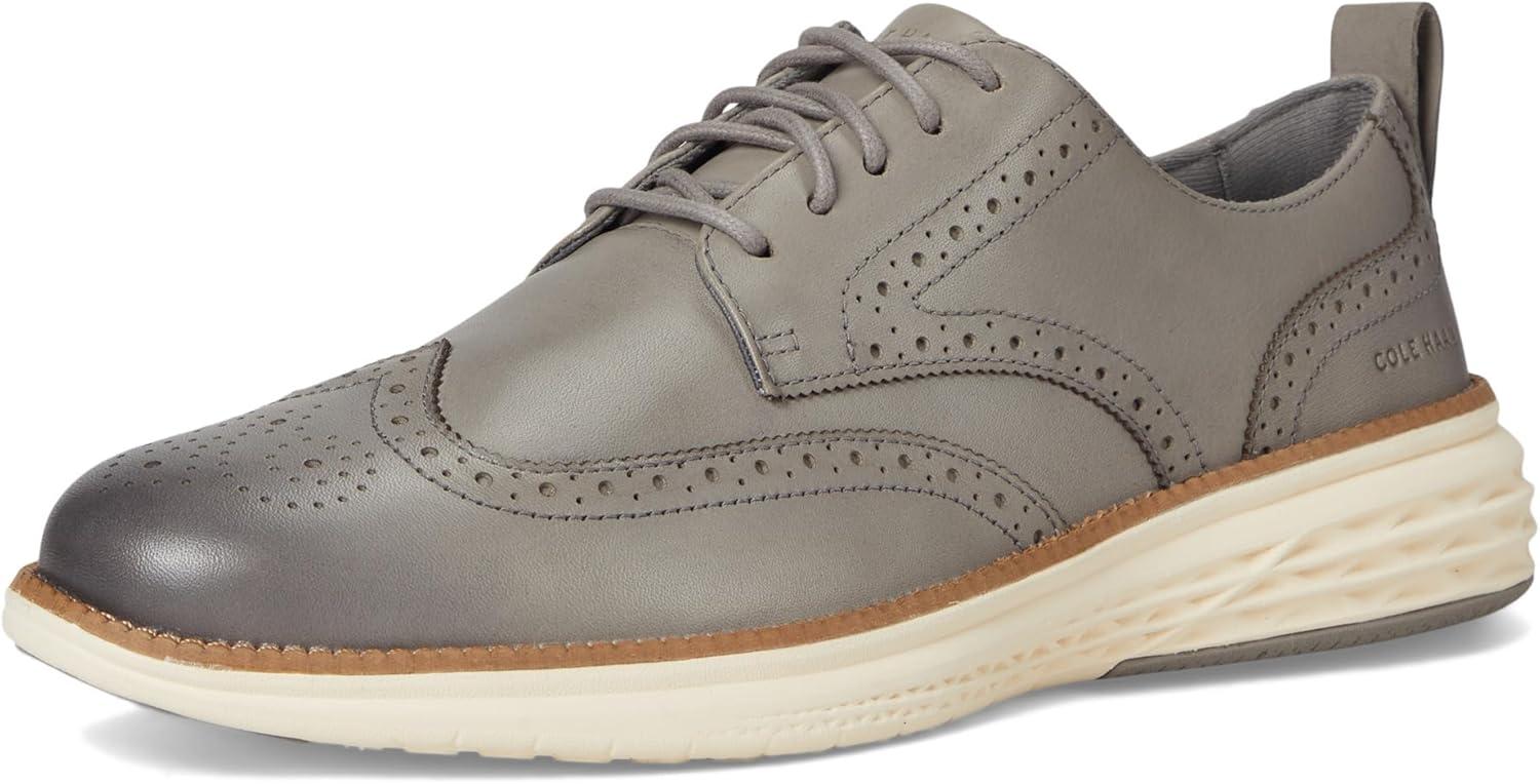 image:imageCole Haan Mens Grand Hurrion WingtipIronstone NubuckIvory