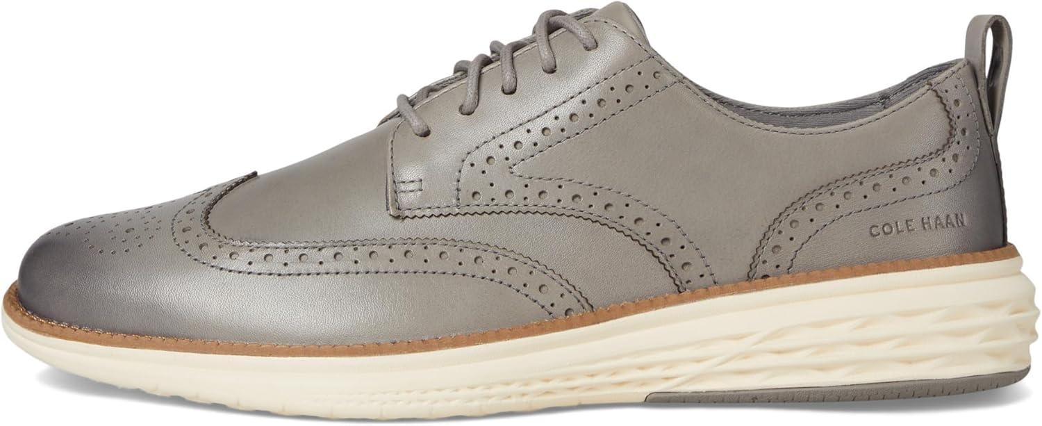 image:imageCole Haan Mens Grand Hurrion WingtipIronstone NubuckIvory