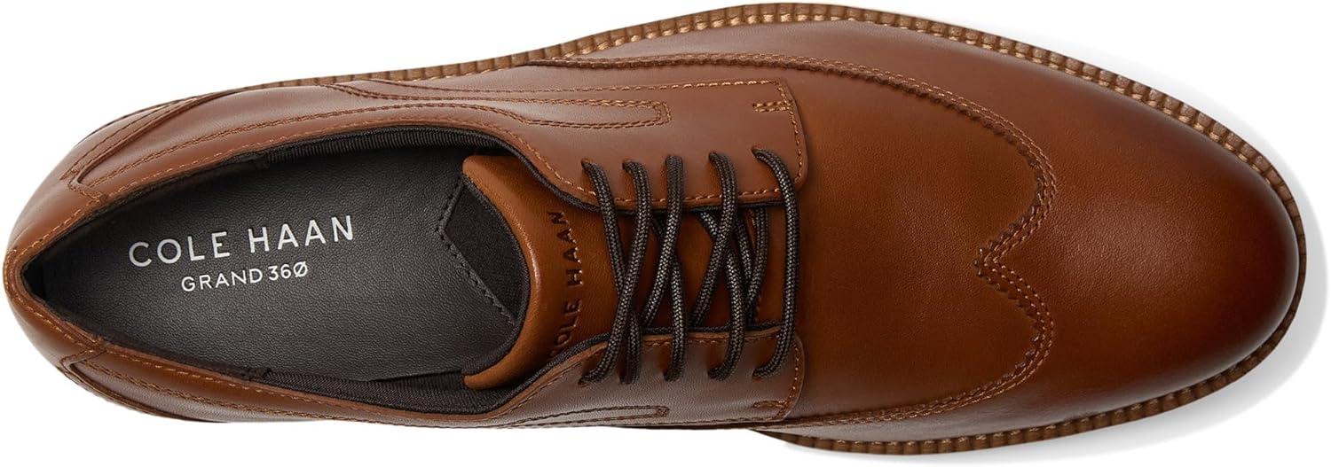 image:imageCole Haan Mens Flex Grand360 WingtipBritish TanIvory