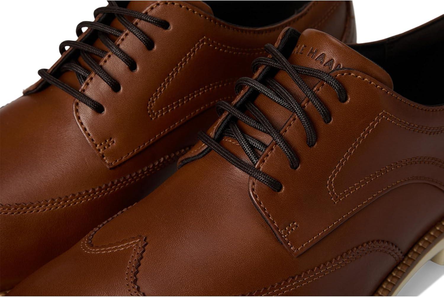 image:imageCole Haan Mens Flex Grand360 WingtipBritish TanIvory
