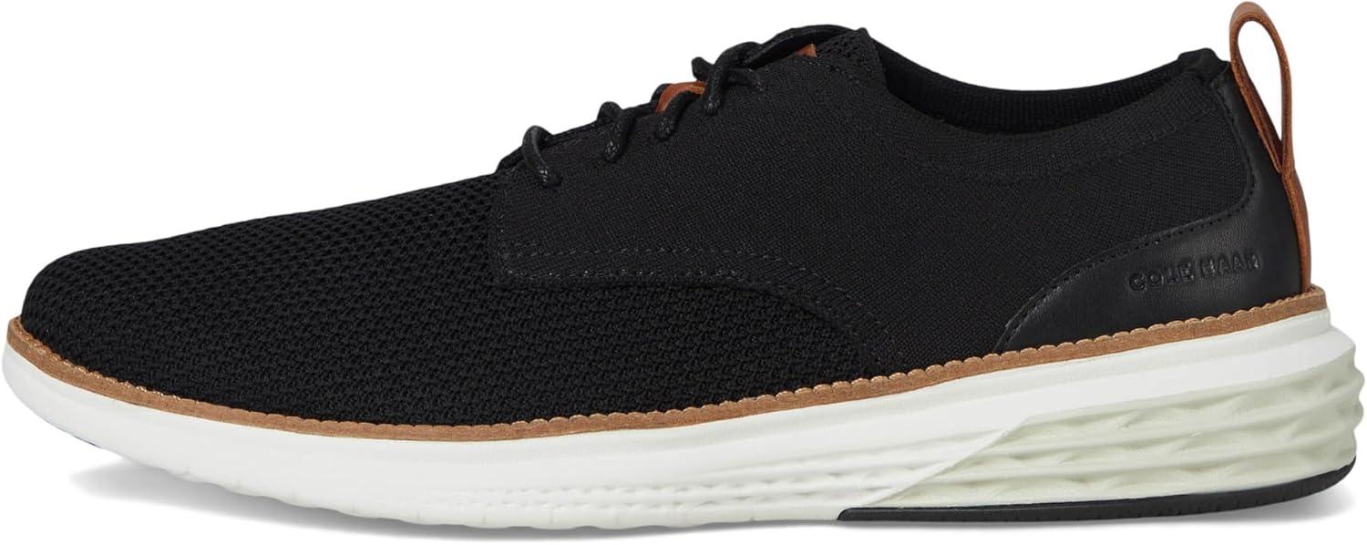 image:imageCole Haan Mens Grand Hurrion Stitchlite Plain ToeBlackNimbusCloud Ivory
