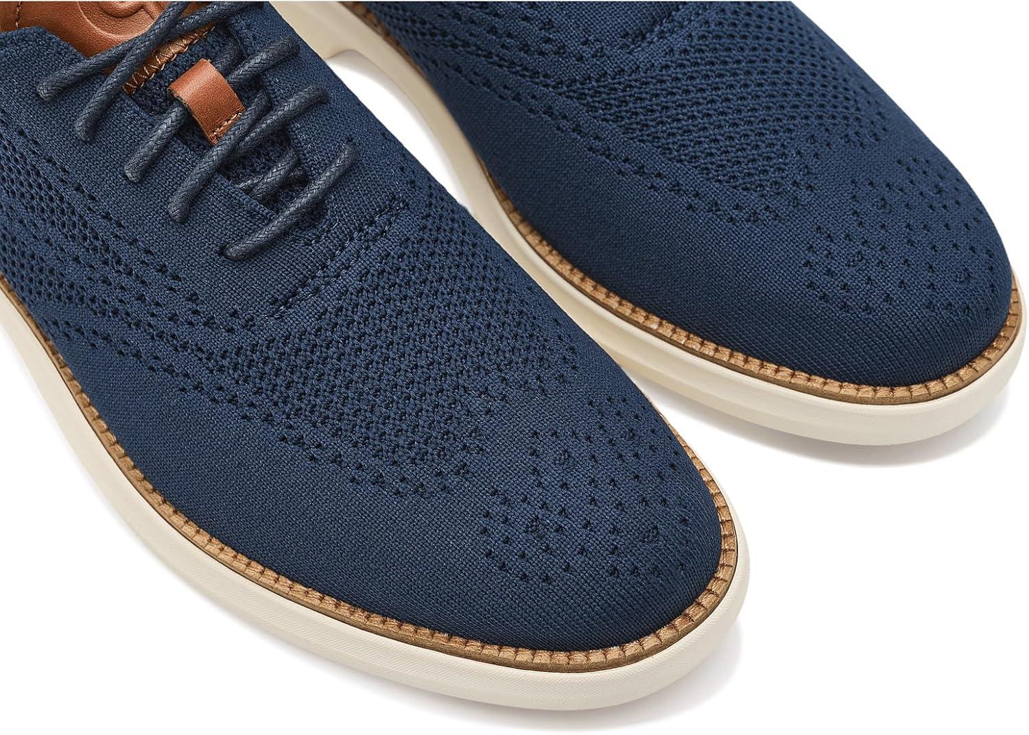 image:imageCole Haan Mens Grand Shadowlite StitchliteNavy BlazerBritish TanIvory