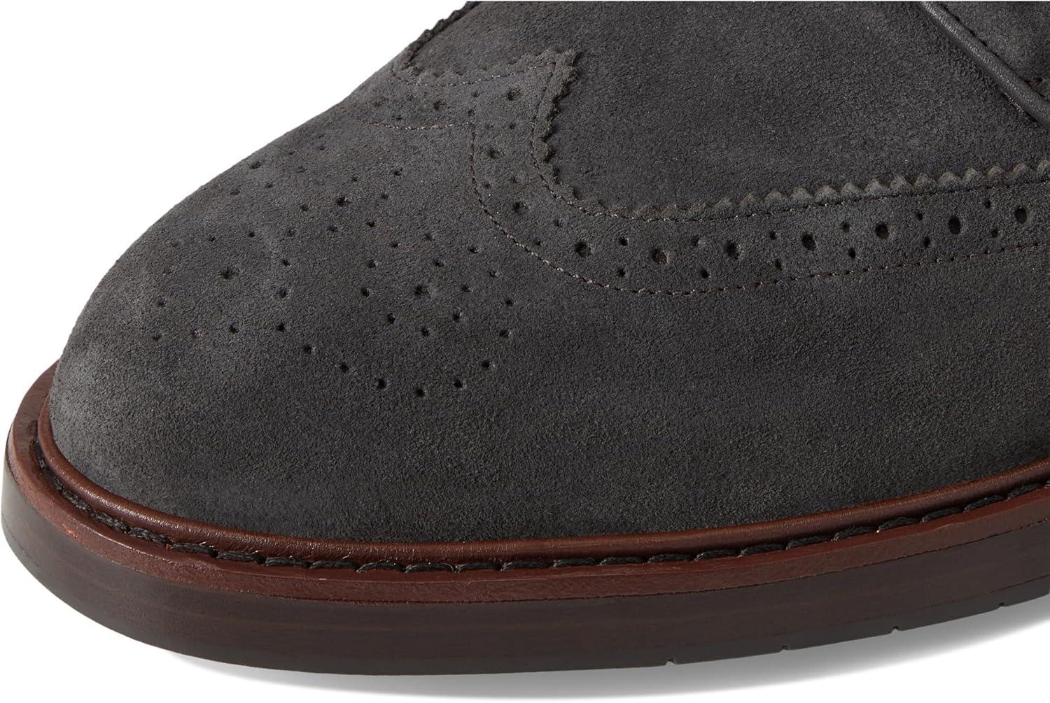 image:imageCole Haan Mens Judson Grand WingtipRaven SuedeDk Natural