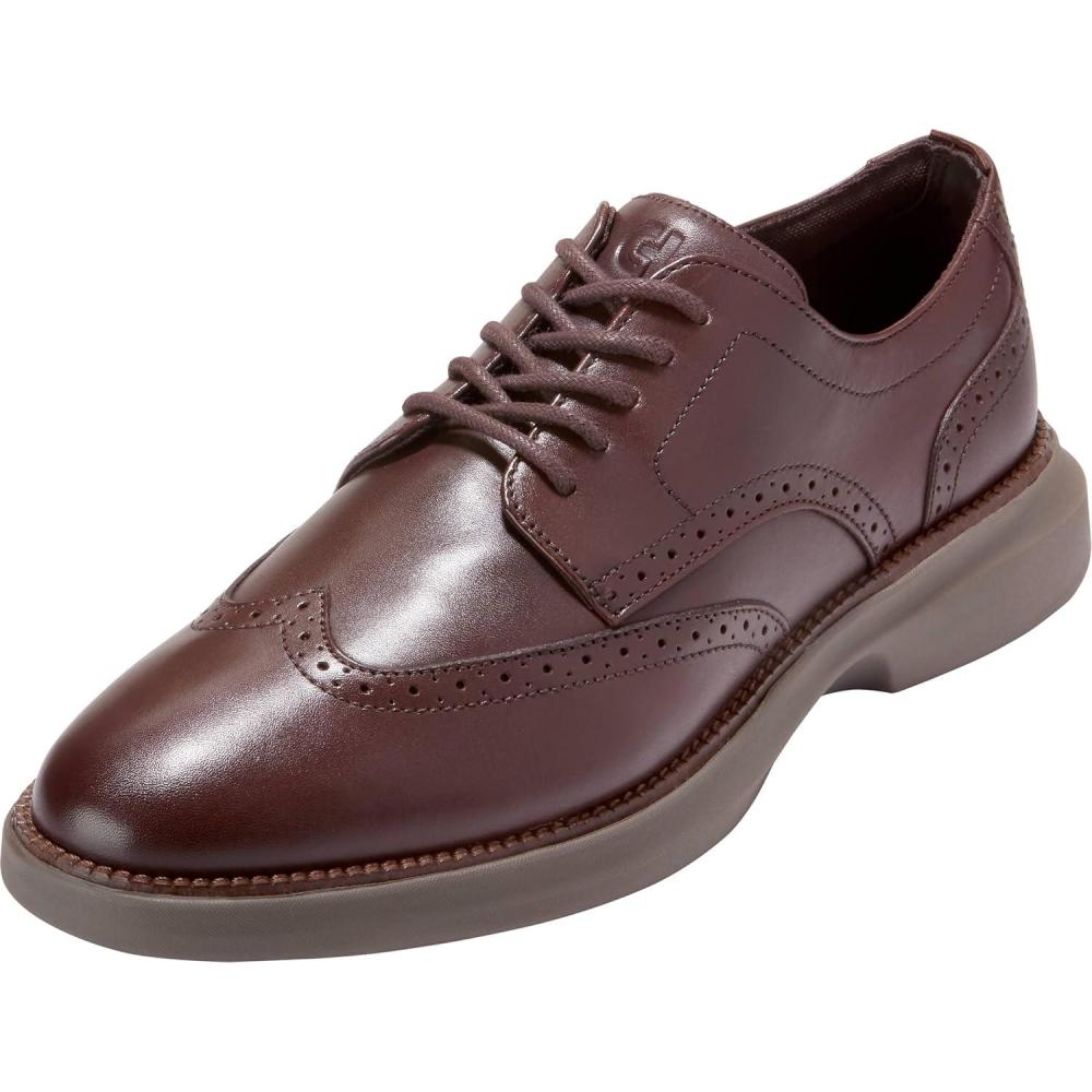 image:imageCole Haan Mens Grand Shadowlite WingtipMadeiraDark Natural