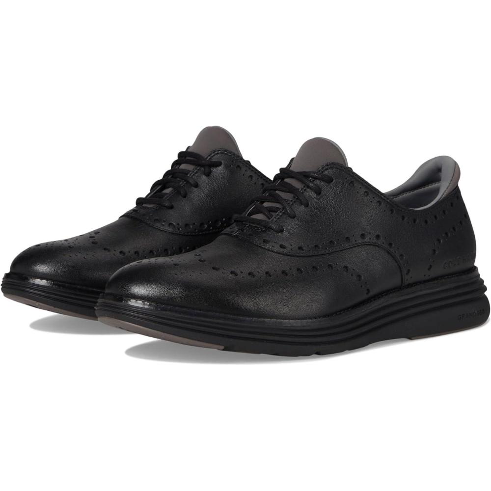 image:imageCole Haan UnisexAdult Originalgrand Ultra WingtipBlackBlackPavement Wp