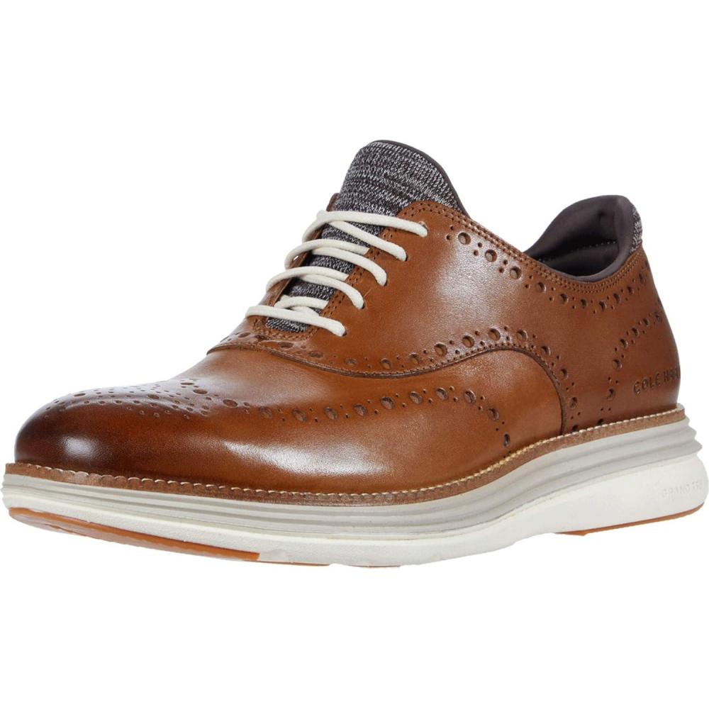 image:imageCole Haan UnisexAdult Originalgrand Ultra WingtipMonks RobePumice Stoneivory