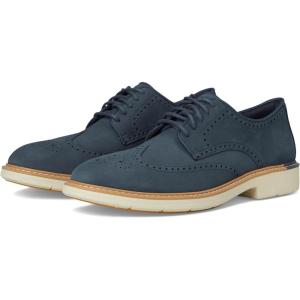 Cole Haan Men’s Go-to Wingtip(Big Dipper Nubuck/Provincial Blue)