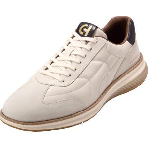 Cole Haan Men’s Grandpro Touchline Energyweave Soccer Sneaker(Ivory/Silver Birch Suede/Ivory)