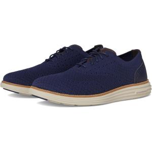 Cole Haan Men’s Originalgrand Remastered Stitchlite(Marine Blue/Dark Chocolate/Silver Lining)