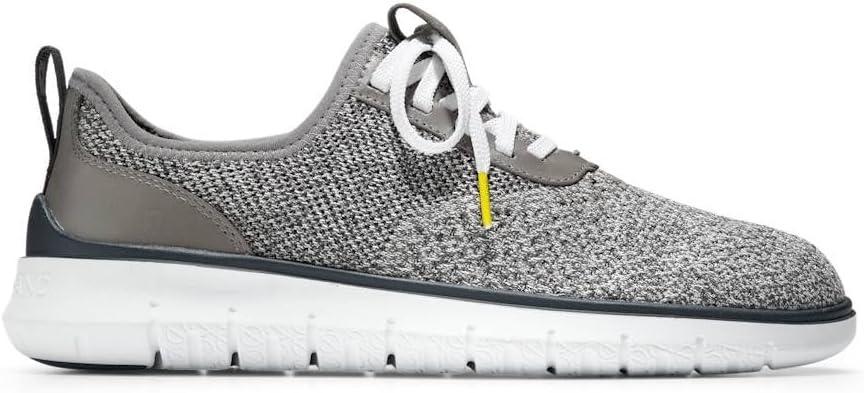 image:imageCole Haan Mens Generation Zerogrand StitchliteGlacier GrayGray Pinstripe KnitCyber YellowOptic White