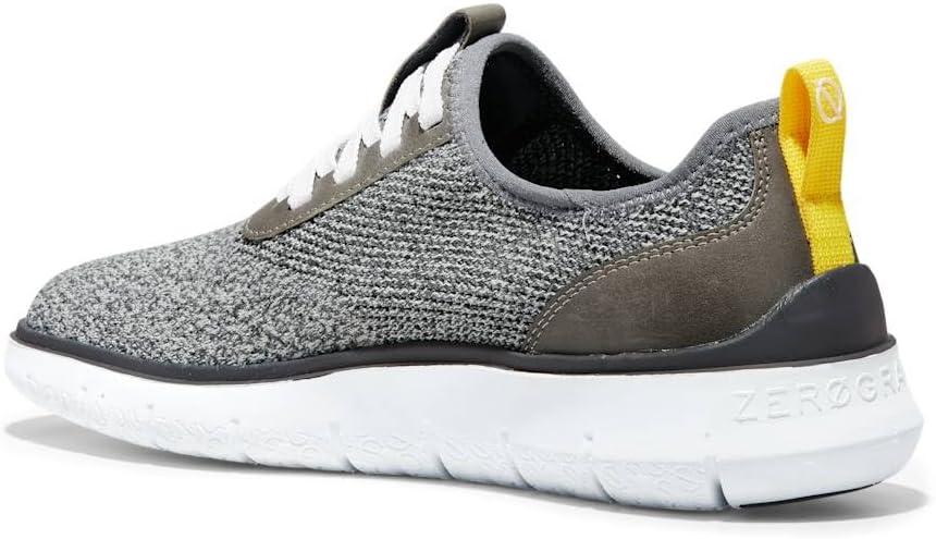 image:imageCole Haan Mens Generation Zerogrand StitchliteGlacier GrayGray Pinstripe KnitCyber YellowOptic White