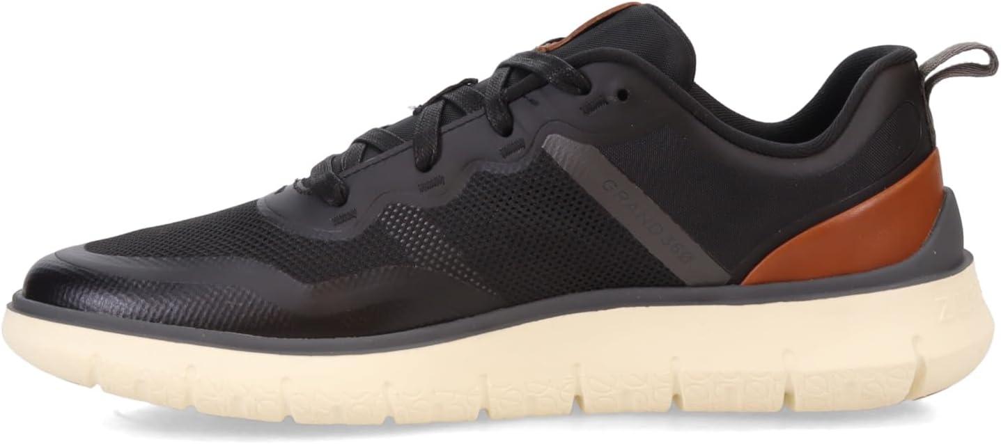 image:imageCole Haan Mens Generation Zerogrand TextileBlackBritish TanIvory