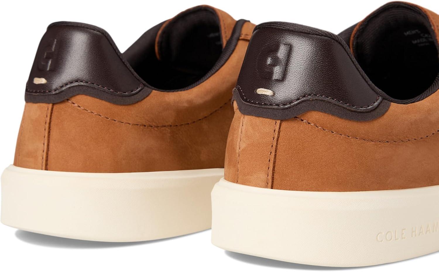 image:imageCole Haan Mens Grand Crosscourt Daily LacetoToe SliponBritish TanDark ChocolateNatural
