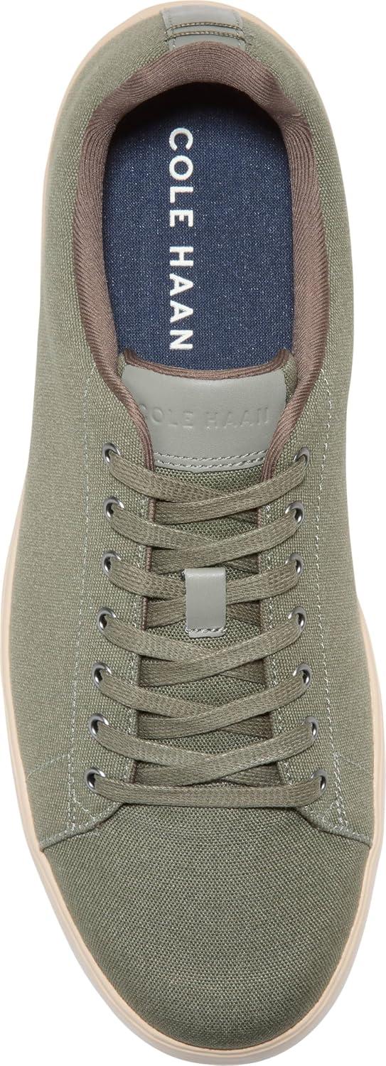 image:imageCole Haan Mens Grand Crosscourt Lightweight CanvasDusty OliveAngora