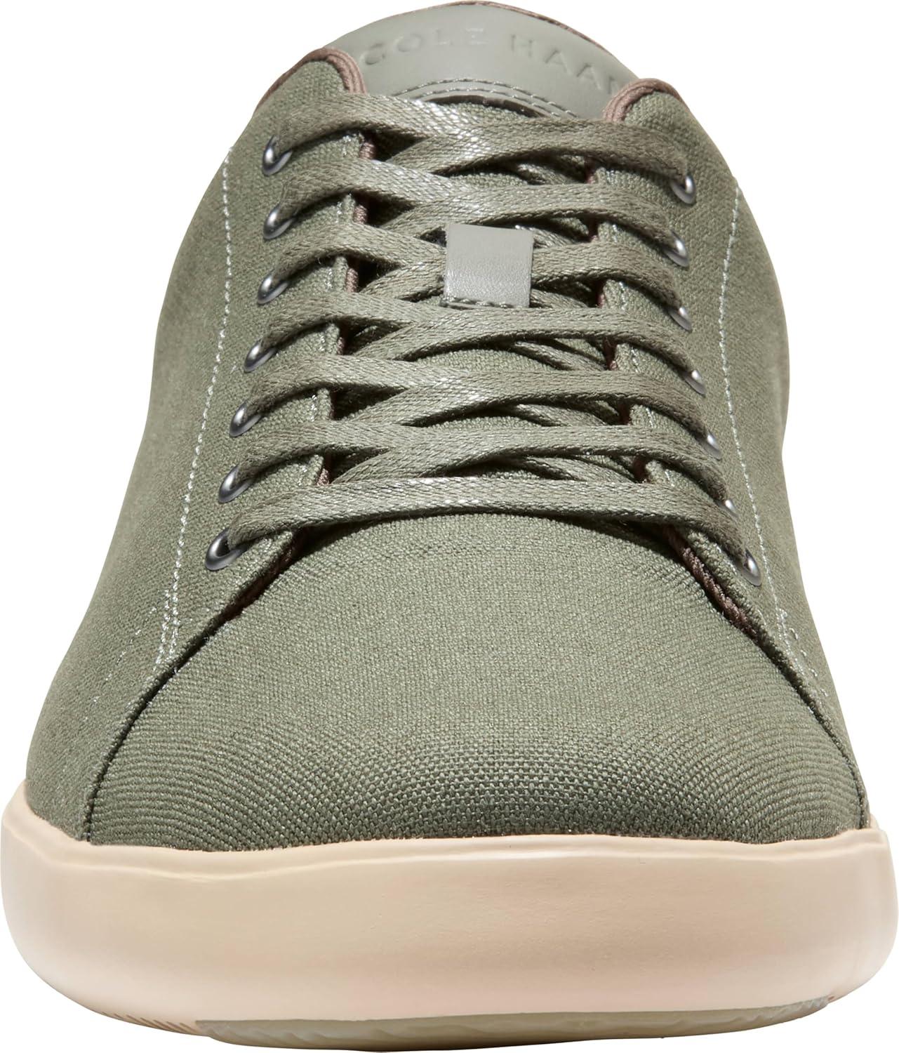 image:imageCole Haan Mens Grand Crosscourt Lightweight CanvasDusty OliveAngora