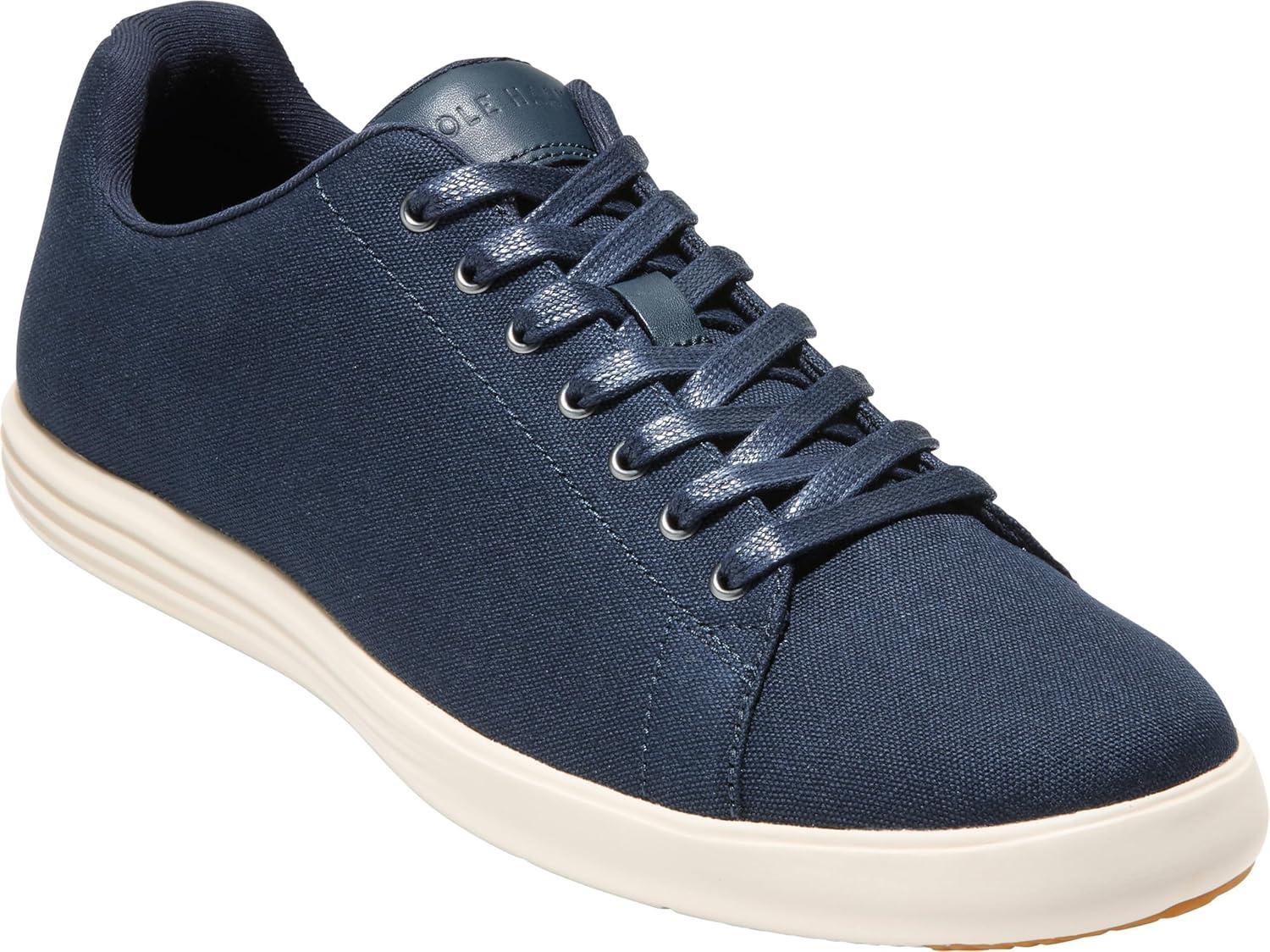 image:imageCole Haan Mens Grand Crosscourt Lightweight CanvasNavy BlazerIvory
