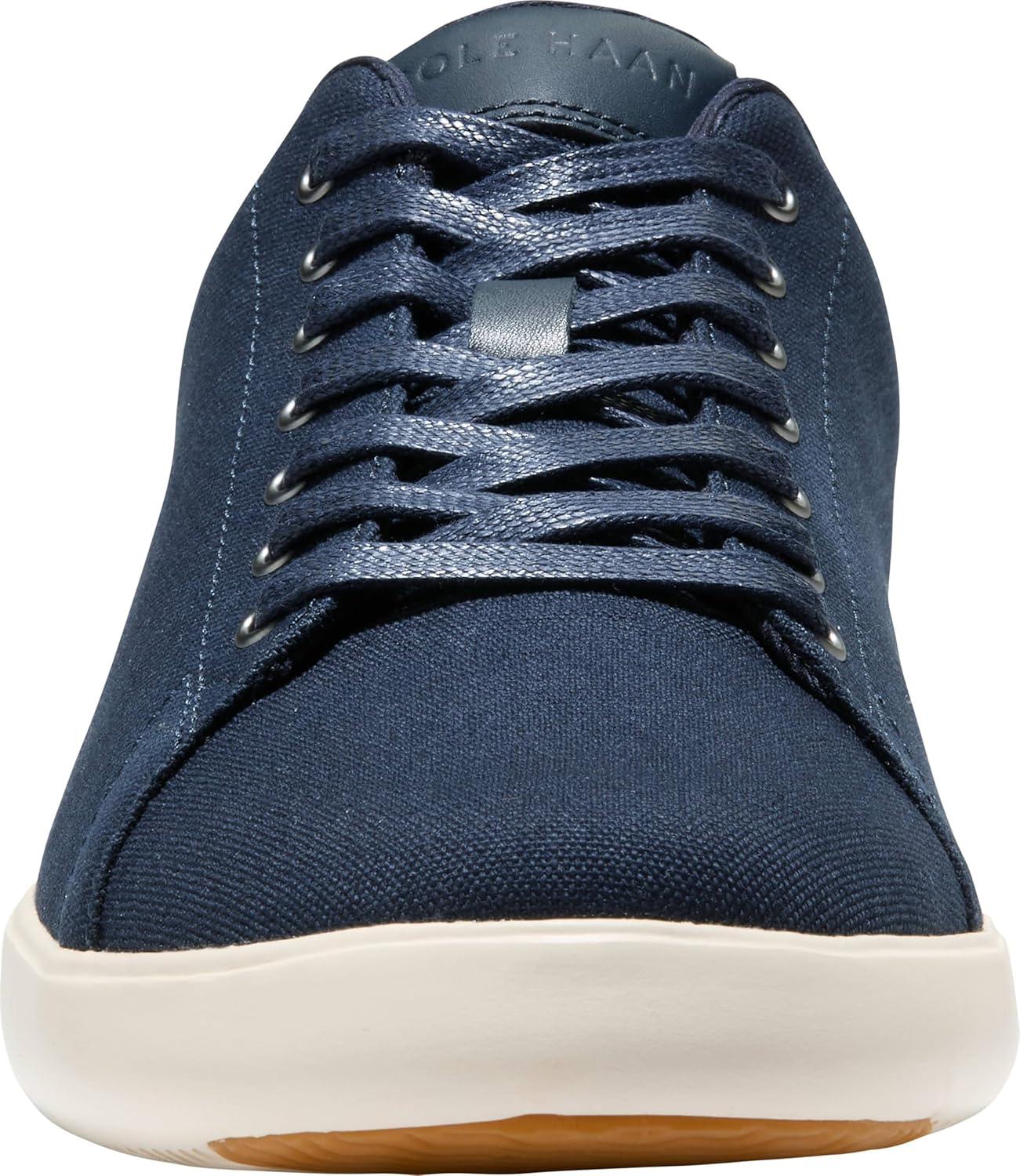 image:imageCole Haan Mens Grand Crosscourt Lightweight CanvasNavy BlazerIvory