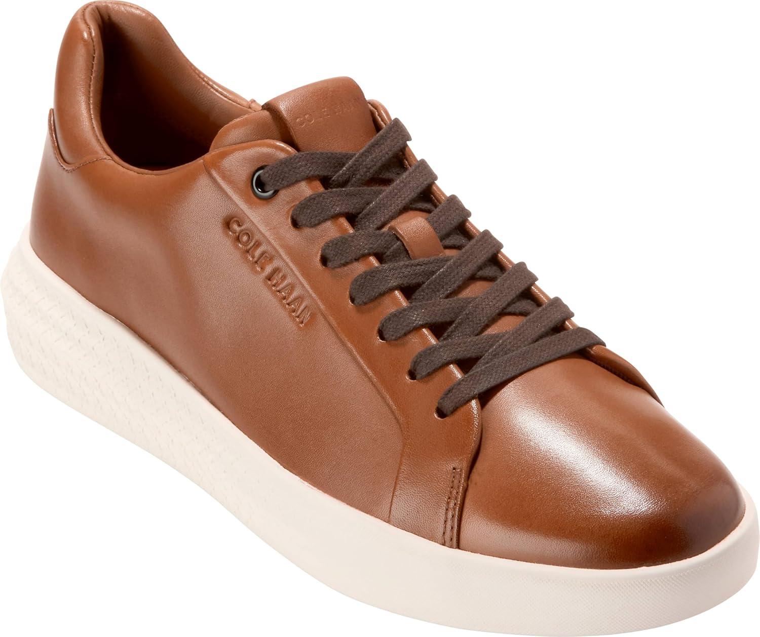 image:imageCole Haan Mens Grand Hurrion Cup LacetoToeBritish TanDark ChocolateNatural