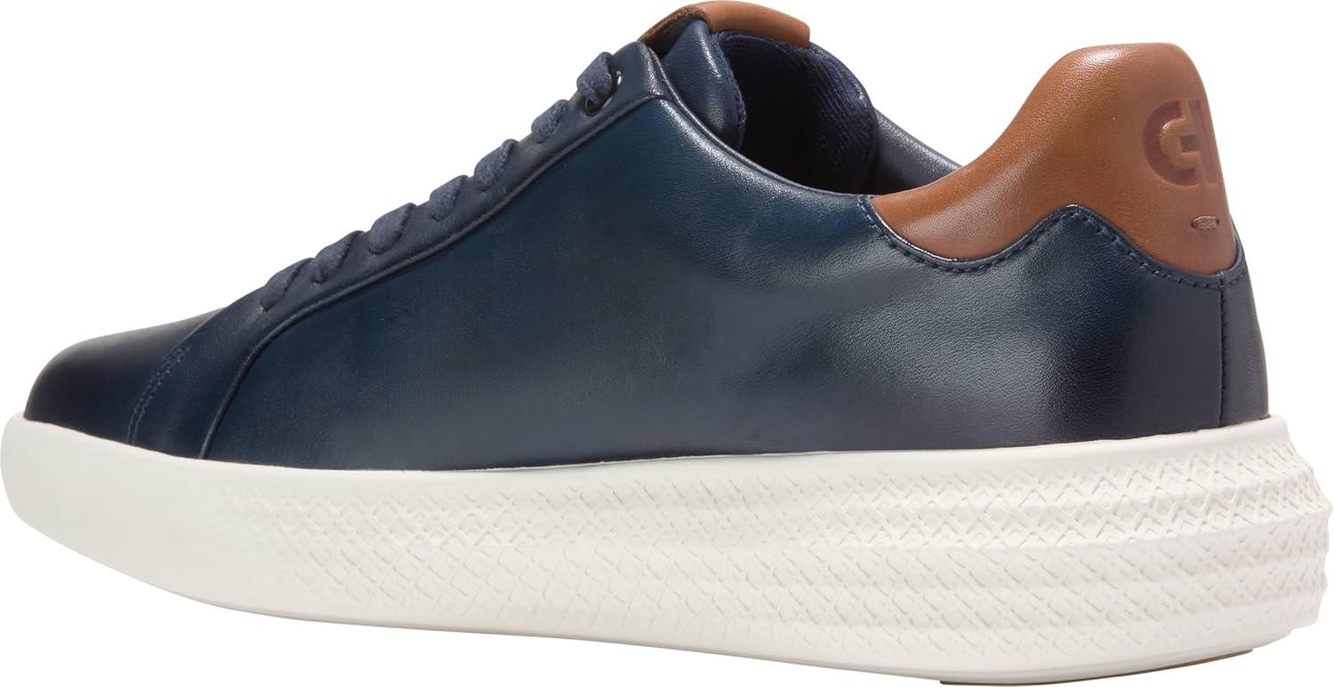 image:imageCole Haan Mens Grand Hurrion Cup LacetoToeNavy BlazerBritish TanIvory