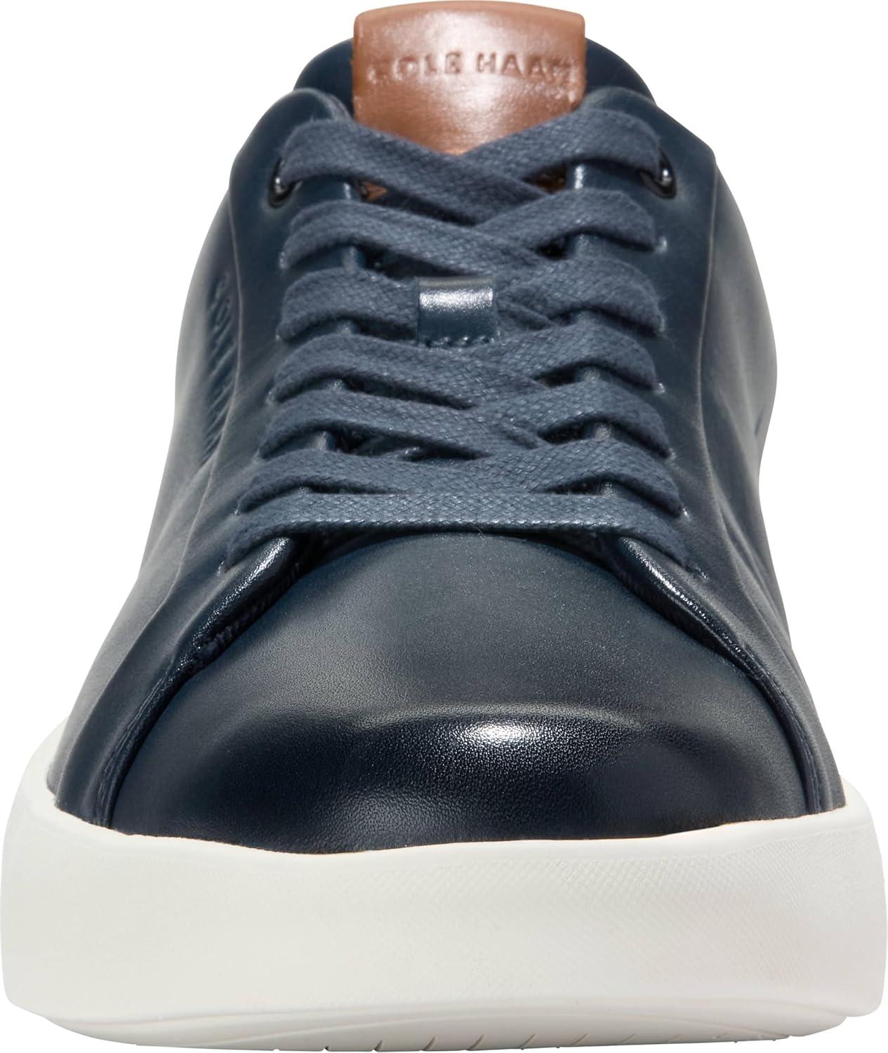 image:imageCole Haan Mens Grand Hurrion Cup LacetoToeNavy BlazerBritish TanIvory