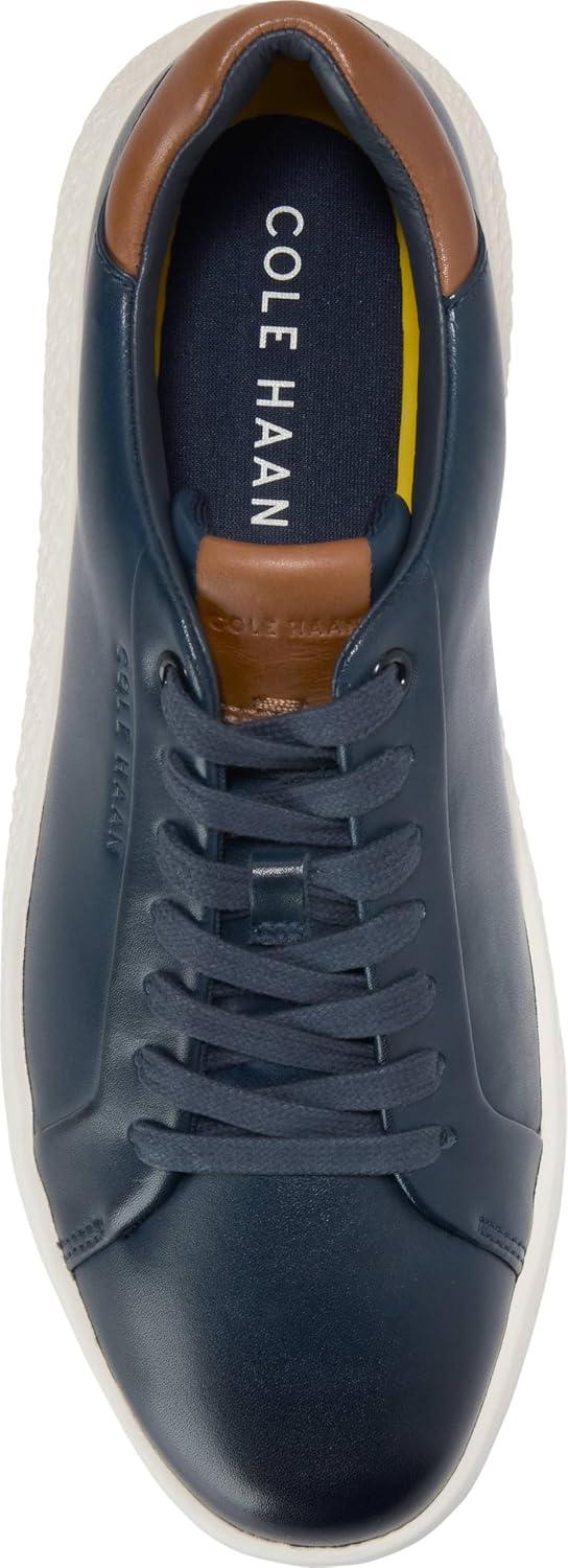 image:imageCole Haan Mens Grand Hurrion Cup LacetoToeNavy BlazerBritish TanIvory