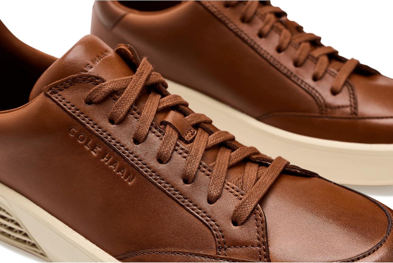 image:imageCole Haan Mens Grandpro Halfcourt SkyweaveBritish TanSpiced BrownIvory