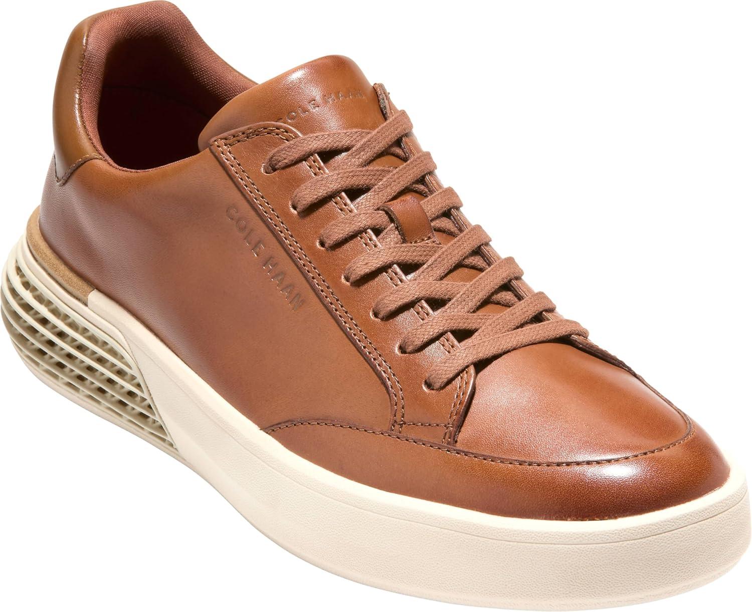 image:imageCole Haan Mens Grandpro Halfcourt SkyweaveBritish TanSpiced BrownIvory
