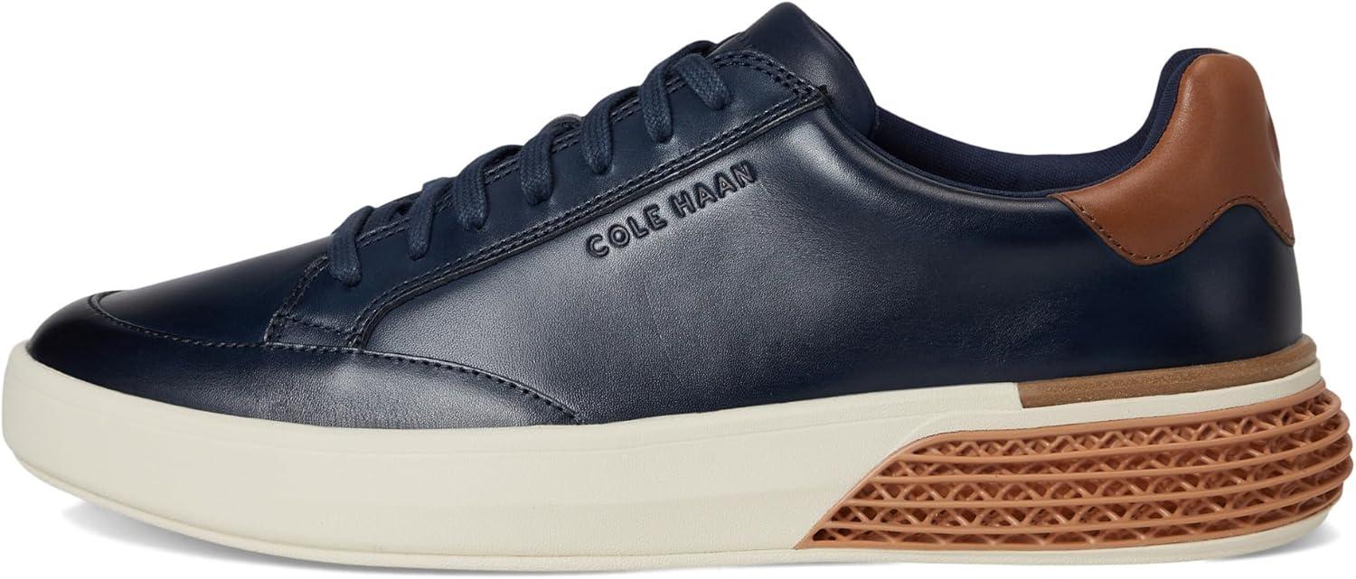 image:imageCole Haan Mens Grandpro Halfcourt SkyweaveNavy BlazerBrit TanIvory