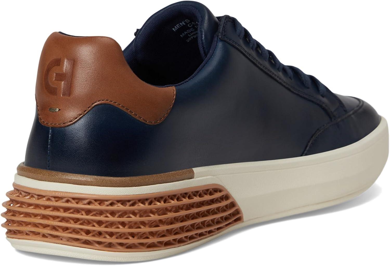 image:imageCole Haan Mens Grandpro Halfcourt SkyweaveNavy BlazerBrit TanIvory